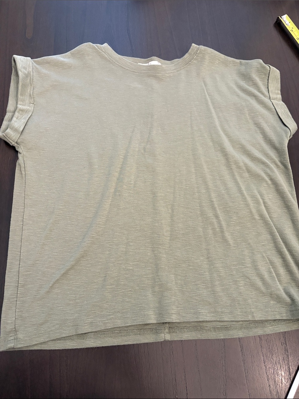 Zenana Outfitters Light Olive Short Sleeve Relaxed Tee